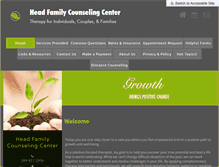 Tablet Screenshot of headfamilycounseling.com